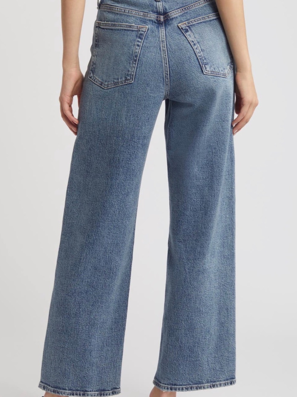 Never been worn rag & bone Shea High Rise Relaxed Straight Leg Jeans in Everly - Picture 2 of 5